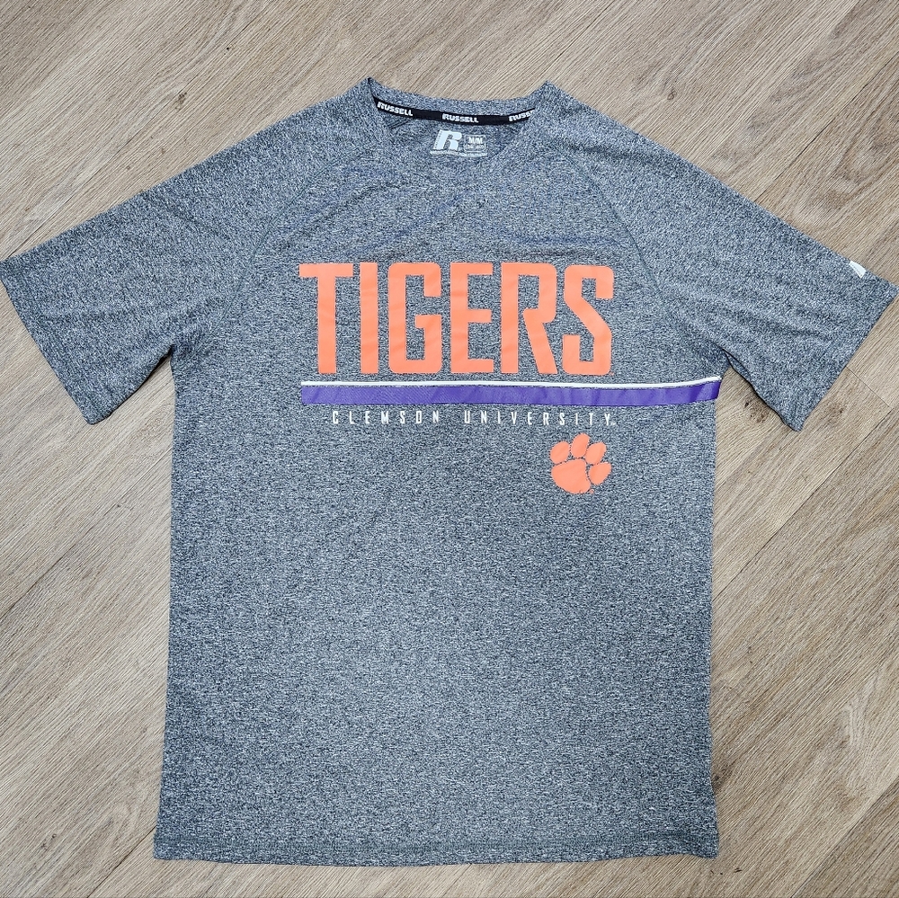 Russell Gray Clemson University Tigers Men's Shirt Size M